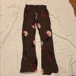 Bootcut Comfy Floral Pants!